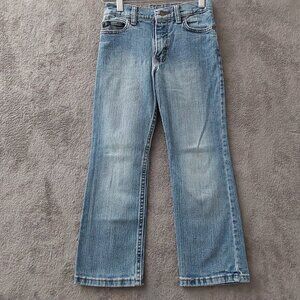Wrangler Boys Slim Fit Jeans Size 7 Light Wash Stretch Denim